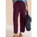 7/8 Taille haute pantalon évasé en coupe ample