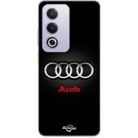 Oppo A80 Logo de voiture Audi gris et rouge Maniacase