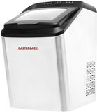 Gastroback Bartender Pro Draagbare ijsblokjesmachine 145 W Zwart, Roestvrijstaal