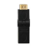 Qoltec HDMI A-adapter mannelijk | HDMI A vrouwelijk | hoek | draaibaar