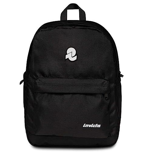 Invicta Lab LAB Rugzak voor kinderen, uniseks, Zwart, 30,5 x 39 x 21,5 cm, school