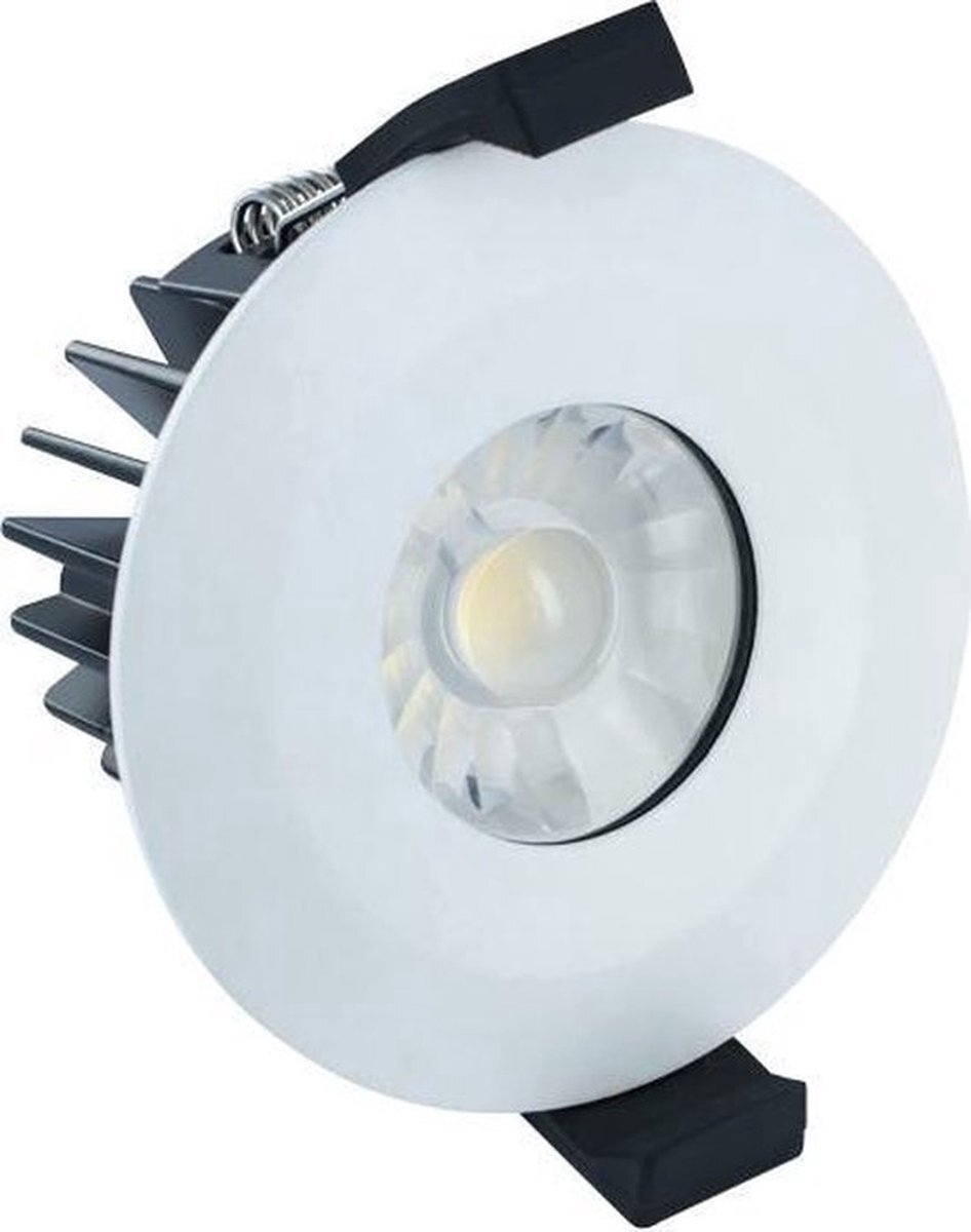 Integral Led Downlighter 6w, 430 Lumen, 3000K Warm Wit, IP65, Dimbaar, Ø 70mm gatmaat Met LED lamp