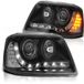 VW T5 phares à LED avec feux de circulation diurnes, noir, avec clignotant à LED