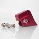 Schokdemper one achterschokbreker mount voor Peugeot 50 Buxy scooter rood geanodiseerd