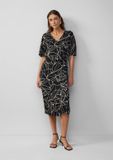 s.Oliver BLACK LABEL Jurk zwart / wit