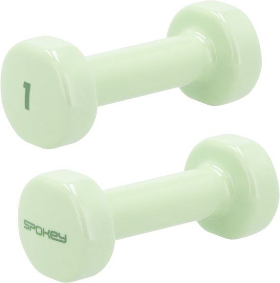 Spokey SHAPE Halterset - Groen - 2 x 1 kg
