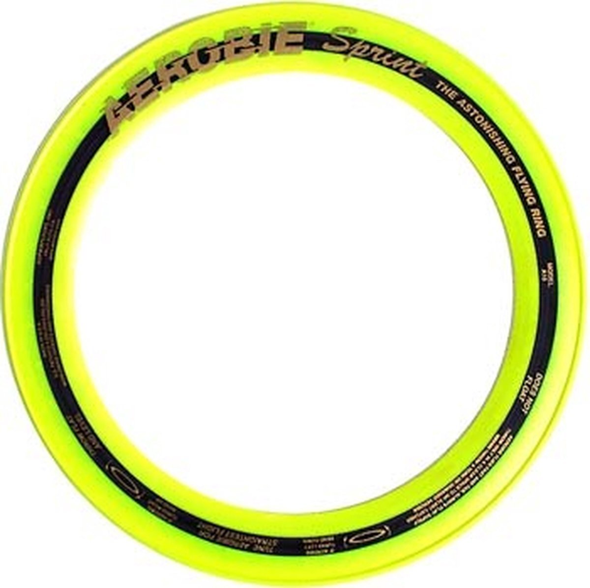 Aerobie Sprint Ring Geel