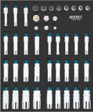 HAZET Dopsleutelset 163D-4/44 - 44-delig - 5 - 32 mm