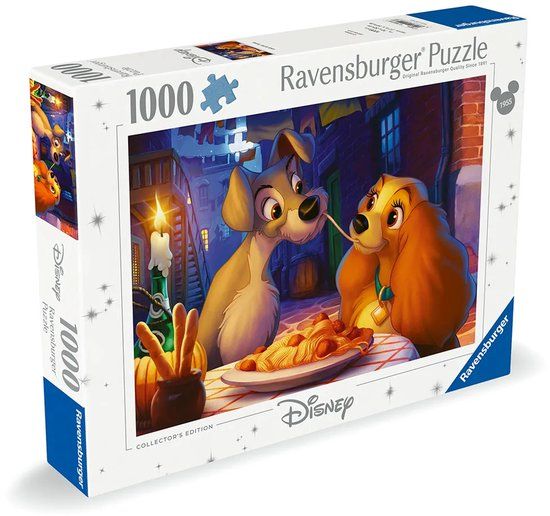 Ravensburger Puzzel Disney Lady en de Vagebond 1000 stukjes