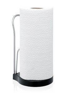 Brabantia 493546 - Papier handdoekhouder - Zwart/Zilver