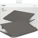UNIQ Claro MacBook Pro 16" (2021) hoes - Transparant - Grijs/Smoke - Mat