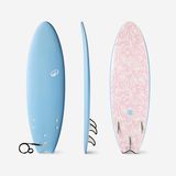 Planche de surf souple 6' Swallow Tail 49L 500 Bleu ciel
