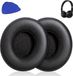 Beats Coussinets de remplacement Convient pour le casque supra-auriculaire sans fil Beats Solo 2 & Solo 3, en cuir protéiné souple (Noir).