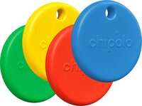 Chipolo Pop - Bluetooth Tracker - 4 Pack - Apple Find My & Android Find My Device - MultiColor