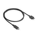 Akyga AK-USB-44 USB-kabel USB 3.2 Gen 1 (3.1 Gen 1) 1 m USB C Micro-USB B 15 W Zwart
