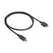 Akyga AK-USB-44 USB-kabel USB 3.2 Gen 1 (3.1 Gen 1) 1 m USB C Micro-USB B 15 W Zwart