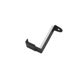 GARDINIA adapter voor vitragestangen, Voor spanstangen met Ø 9 mm, Verstelbaar van 20-28 mm, Installatie zonder boren op de raamvleugel, Metaal, mat zwart, 2 stuks