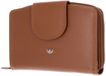 Golden Head Leren portemonnee Polo RFID Protect Damenbörse mit RV 3319 Cognac bruine