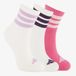 Adidas 3 paar Ribbed kids sokken wit roze - Maat 25/27