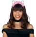 FIESTAS GUIRCA Kattenhoofdband met metallic bloemen, voor volwassenen