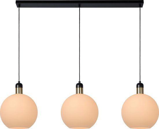 Lucide JULIUS Hanglamp - Opaal - 3xE27 - In hoogte verstelbaar