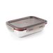 LACOR 64619 Ecoinox voedselcontainer, rechthoekig, roestvrij staal 18/10, 820 ml