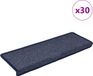vidaXL Trapmatten 30 st 65x21x4 cm donkergrijs en blauw