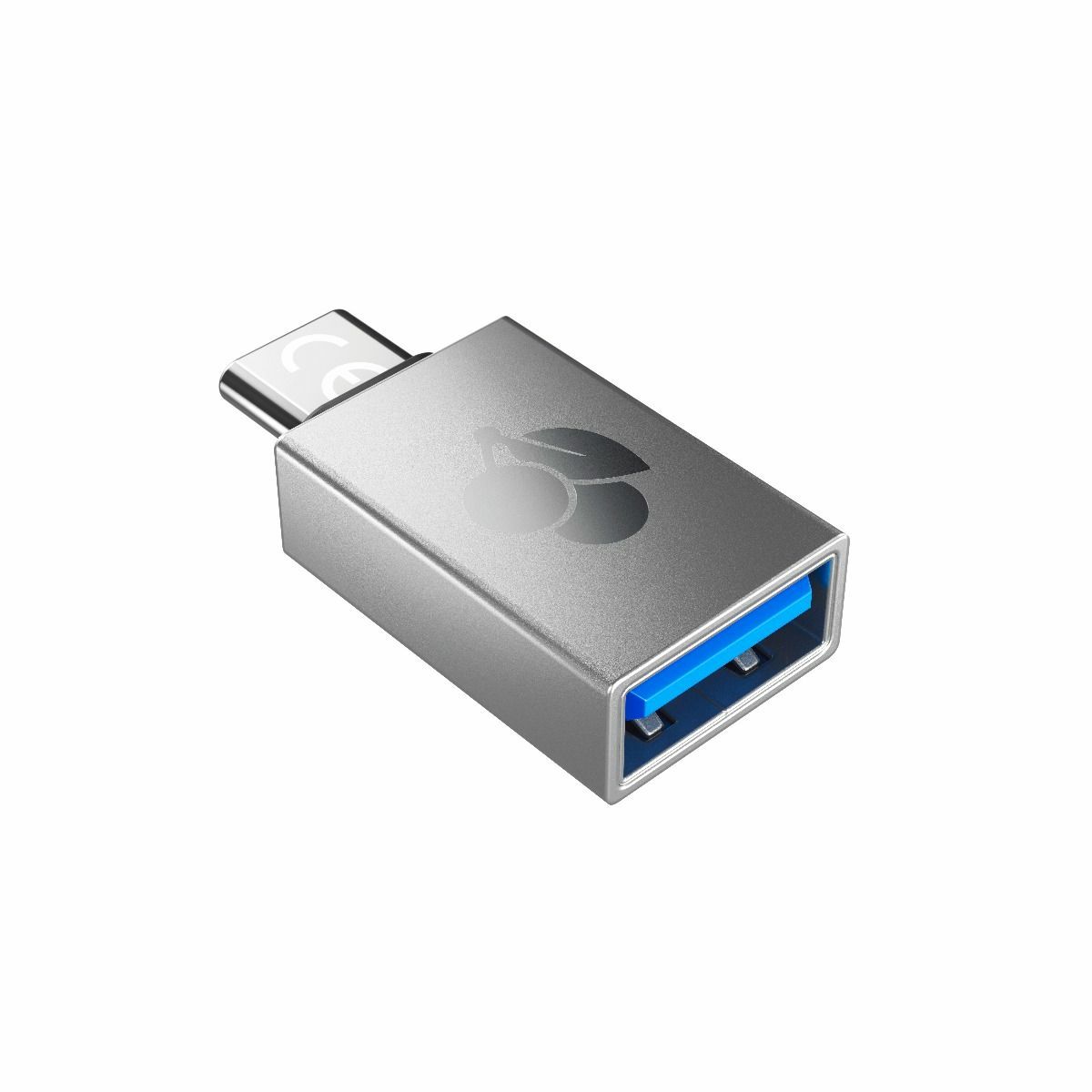 CHERRY USB-A naar USB-C Adapter - Zilver
