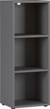 Germania Boekenkast Agenda small 120 cm hoog in grafiet