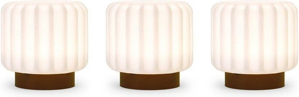 Atelier Pierre Dentelles sfeerlamp small set van 3 Terra