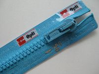 Opti P60-50-00287 ritssluiting, polyester, 00287 blauw, 50 cm