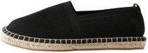 Next Heren Gebreide Espadrilles met Comfortabele Stretch - Zwart