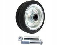 Sans marque Roue en métal-caoutchouc 160mm - 220kg belastbaar