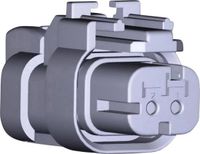 TE Connectivity 776522-2 Female behuizing-kabel AMPSEAL16 Totaal aantal polen 2 1 stuk(s)
