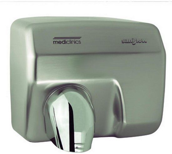 Mediclinics Automatische Handendroger RVS-look 2250 Watt