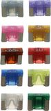 Restagraf Assortiment platte zekeringen met laag profiel Mini voor auto's - Vermogen 2 tot 30 A - 58 V - Ref. 217160 - Blisterverpakking van 10