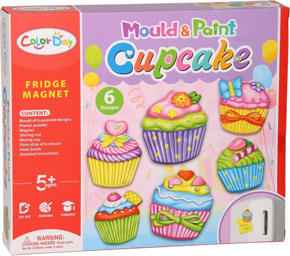 Nvt Gips Gieten Magneten - Cupcakes