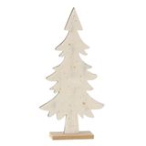 Boltze Home decoratieve boom Ylva H40cm moeraspijnboom crèmemwit
