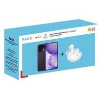Oppo Smartphone pack Reno16 F 5G Dual nano SIM 256 GB 6.57" Paarszwart + Enco In-Ear hoofdtelefoon Air5 Pro Wit
