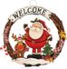 Unyqoos Weihnachtskranz "WELCOME" - Holzkranz Ø 24 cm