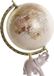 DKD Home Decor Wereldbol Bruin Gouden PVC Metaal Steen 22 x 20 x 33 cm