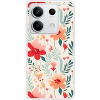 Xiaomi Redmi Note Flower wall Verstevigd hoesje met sublimatie bedrukking