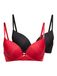 Hunkemöller Soutien-gorge 'P&M' rouge / noir