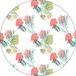 Bonateks Ronde digitaal bedrukte muismat, antislip onderkant, voor kantoor en thuis, diameter: 22 cm