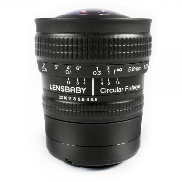 Lensbaby Circular Fisheye - Micro Four Thirds (MFT) - Zwart