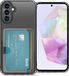 iMoshion Étui Samsung Galaxy A35 5G - Transparent - Coque arrière avec porte-cartes (2 cartes)