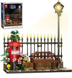 Reobrix 66610 Straat van London brievenbus & bloemen decor bouwset incl lichtset