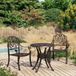 Maison Exclusive - Set de 3 pièces pour bistrot en fonte d'aluminium couleur bronze