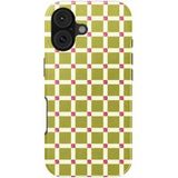 Selencia Vivid Backcover voor de Apple iPhone 17 - Check This Olive