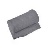 Setex Woondeken, 85% katoen/15% polyester, lichte deken als kamerdecoratie, slaapkamerdecoratie en meer, 200 x 150 cm groot sprei, donkergrijs gemêleerd